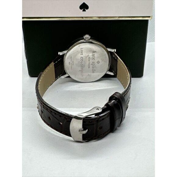 Kate Spade New York 0006 Women\'s Brown Leather Strap Analog Dial Watch JNA124 main image 11